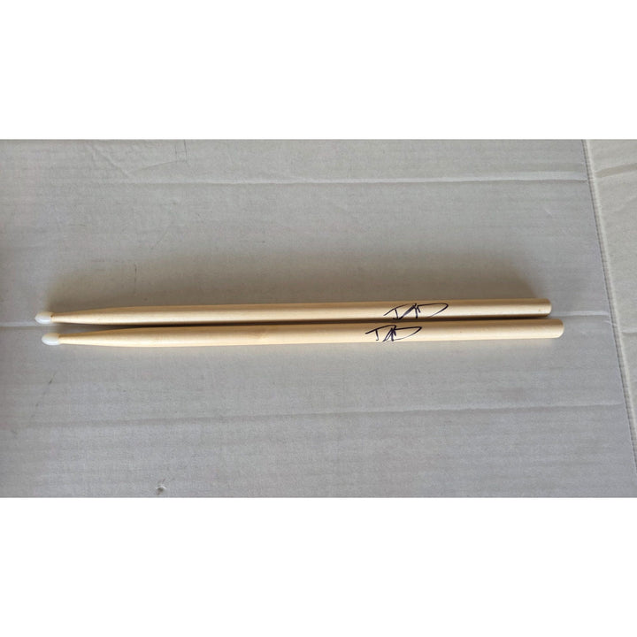 David Grohl Nirvana Foo Fighters drummer signed drumsticks with proof.