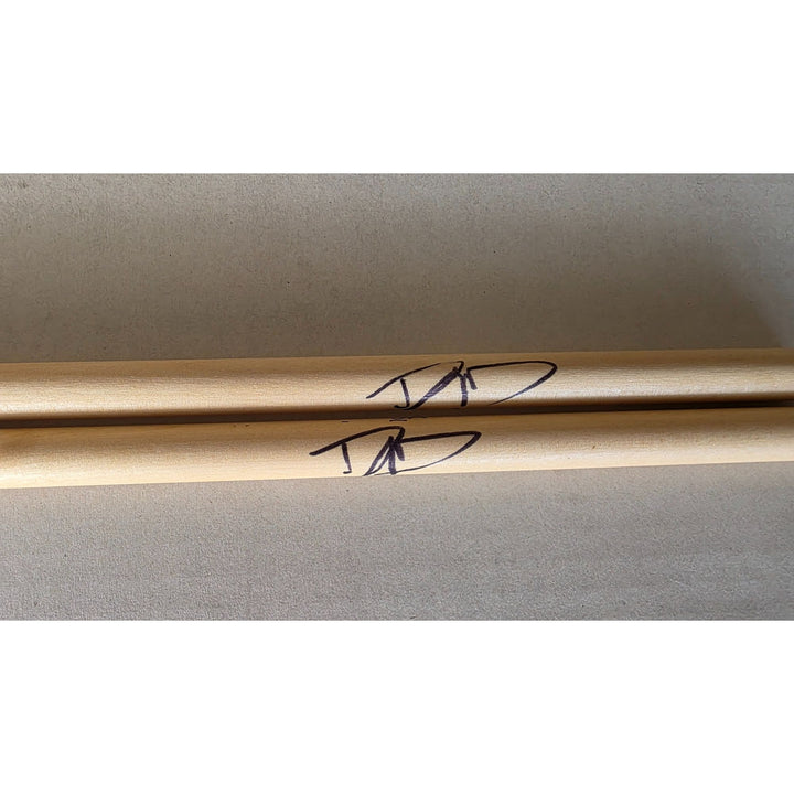 David Grohl Nirvana Foo Fighters drummer signed drumsticks with proof.