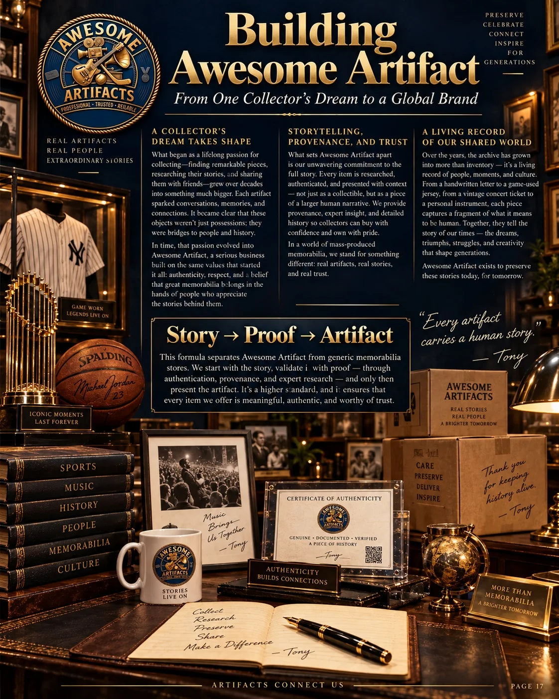 Building Awesome Artifact: one collector's dream becomes a global brand