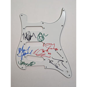 Pearl Jam Stratocaster electric guitar pickguard signed with proof