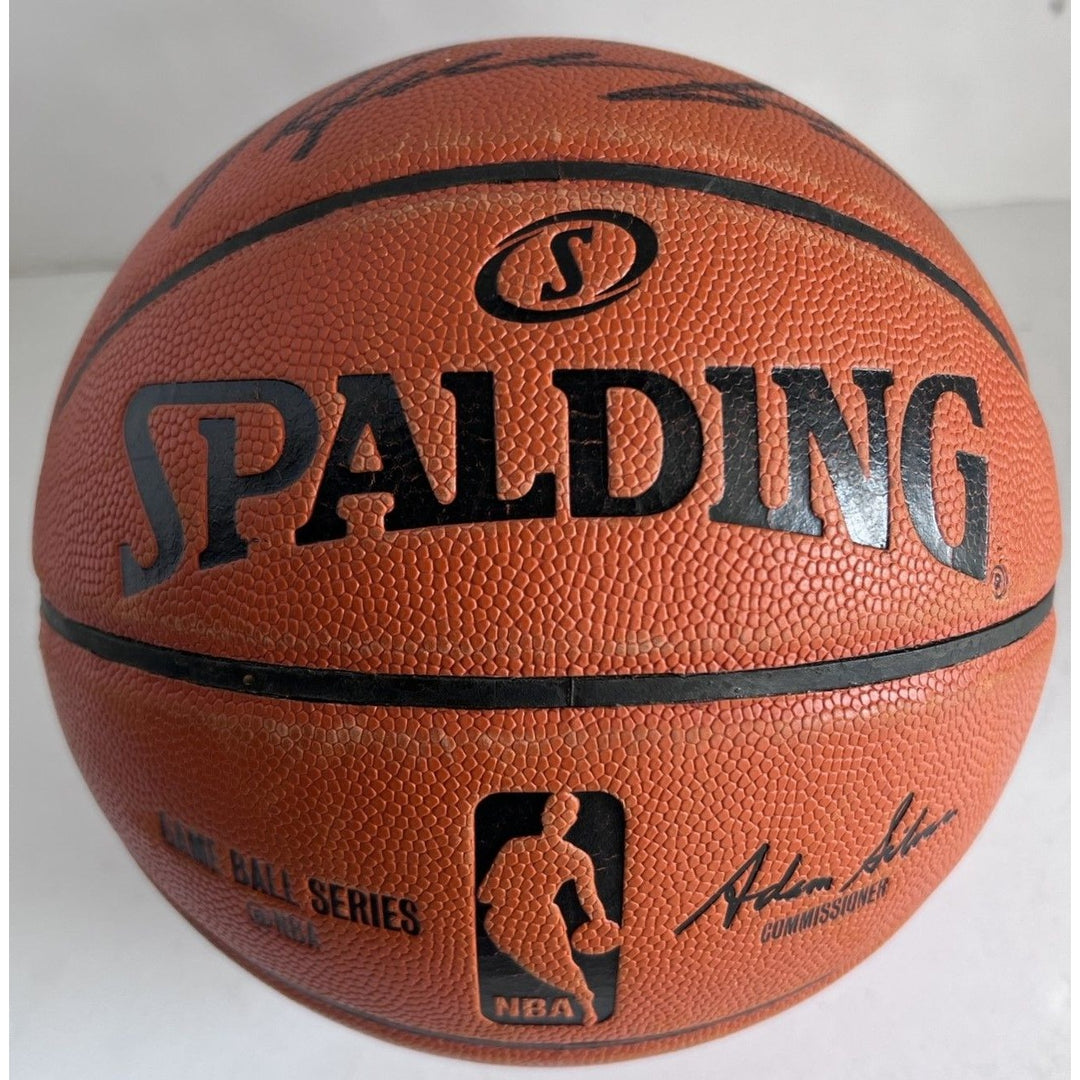 Michael Jordan NBA game basketball signed with proof and free display case