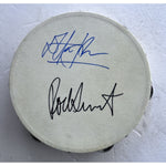 Load image into Gallery viewer, Elton John and Rod Stewart 10-in tambourine signed with proof
