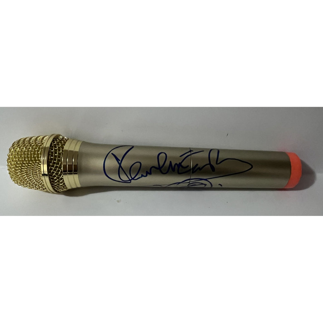 Paul McCartney microphone signed with proof