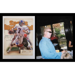 John Elway full Sports Illustrated magazine signed