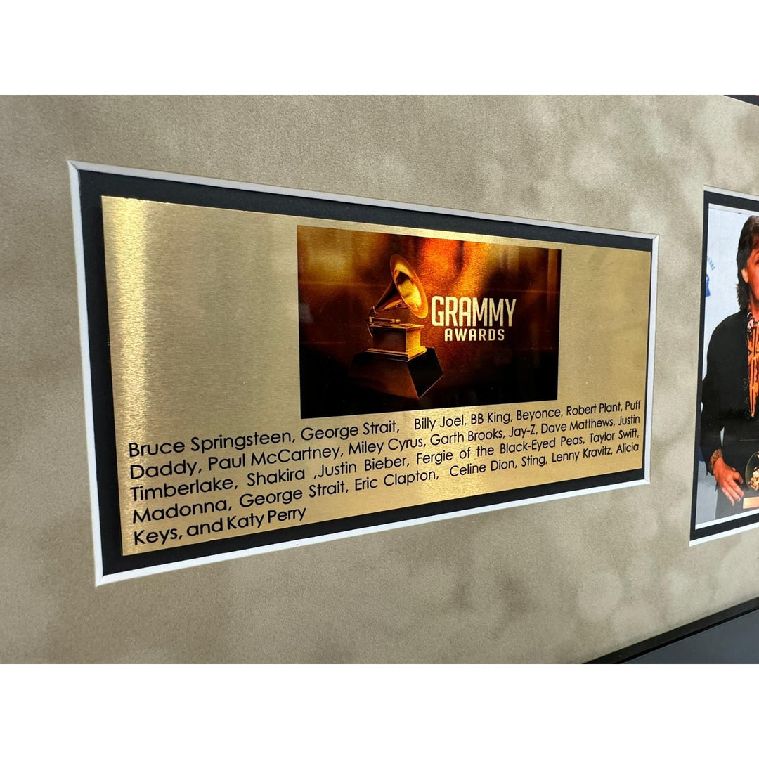 Bruce Springsteen George Strait Paul McCartney Billy Joel Grammy Awards 43x36 framed photo signed with proof