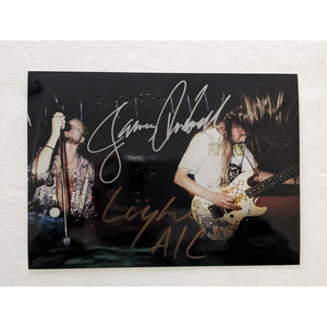 Lane Staley Jerry Cantrell Alice In Chains 5x7 photo signed with proof