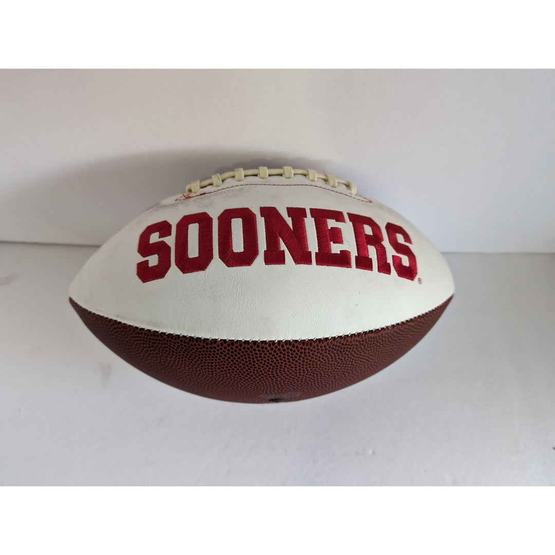 Oklahoma Sooners 20 all-time Legends Billy Sims Steve Owens Roy Williams Bob Stoops DeMarco Murray football signed