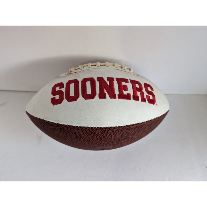 Oklahoma Sooners 20 all-time Legends Billy Sims Steve Owens Roy Williams Bob Stoops DeMarco Murray football signed