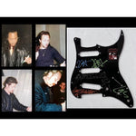 Load image into Gallery viewer, Metallica James Hetfield Lars Ulrich Kirk Hammett  Stratocaster electric pickguard signed with proof

