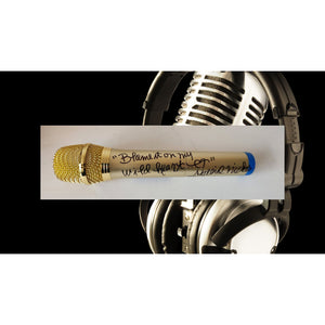 Stevie Nicks Fleetwood Mac microphone signed with proof