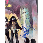 Load image into Gallery viewer, Kiss, Gene Simmons, Paul Stanley, Peter Chris, Ace Frehley Love Gun original lp signed with proof
