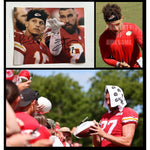 Load image into Gallery viewer, Patrick Mahomes Travis Kelce Kansas City Chiefs 8x10 photo signed with proof

