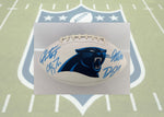 Load image into Gallery viewer, Carolina Panthers full size football Cam Newton, Greg Olsen signed
