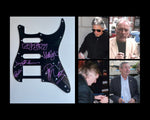 Load image into Gallery viewer, Pink Floyd David Gilmour, Roger Waters, Richard Wright, Nick Mason Fender Stratocaster guitar pickguard signed with proof
