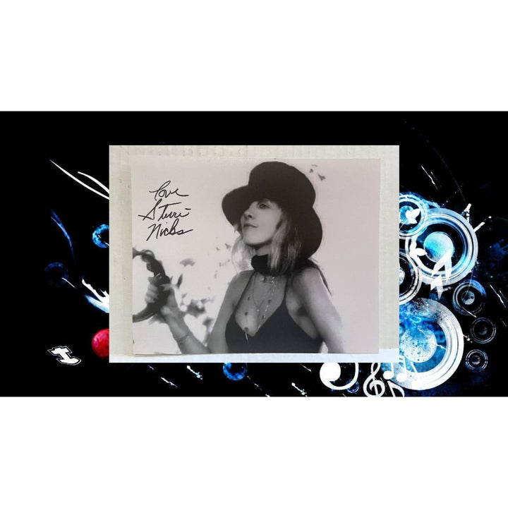 Stevie Nicks of Fleetwood Mac 8x10 photo signed with proof Awesome Artifacts