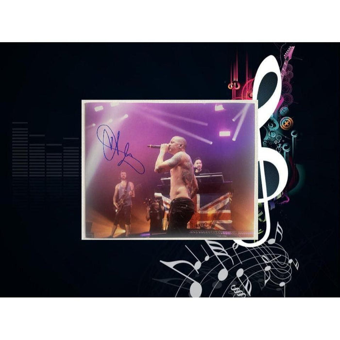 David Draiman Disturbed lead singer 8x10 photo signed