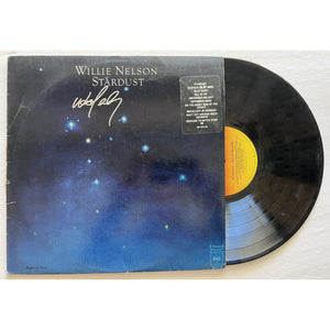 Willie Nelson Stardust Lp signed with proof