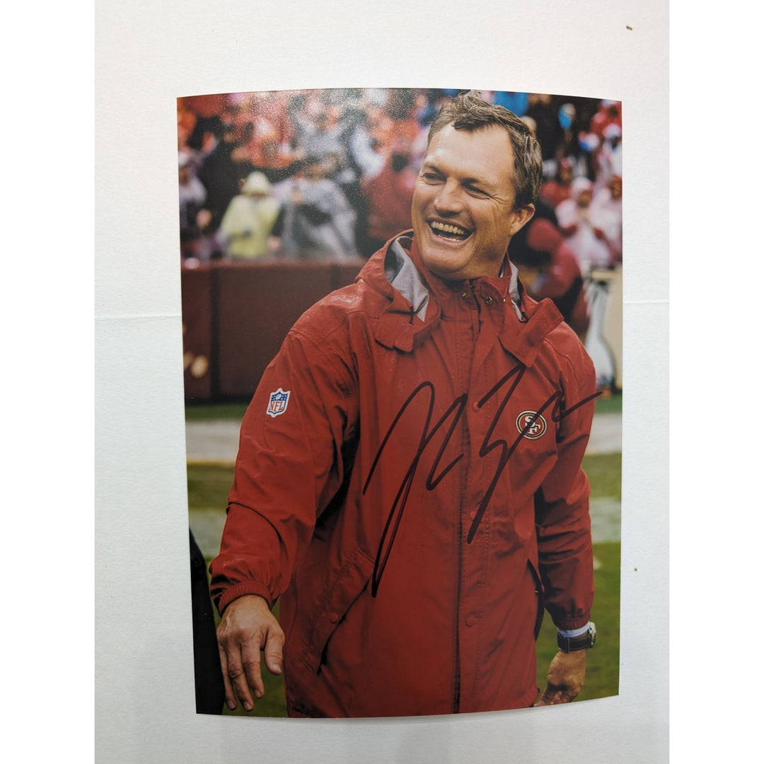 John Lynch San Francisco 49ers VP Hoffer 5x7 photo signed with proof