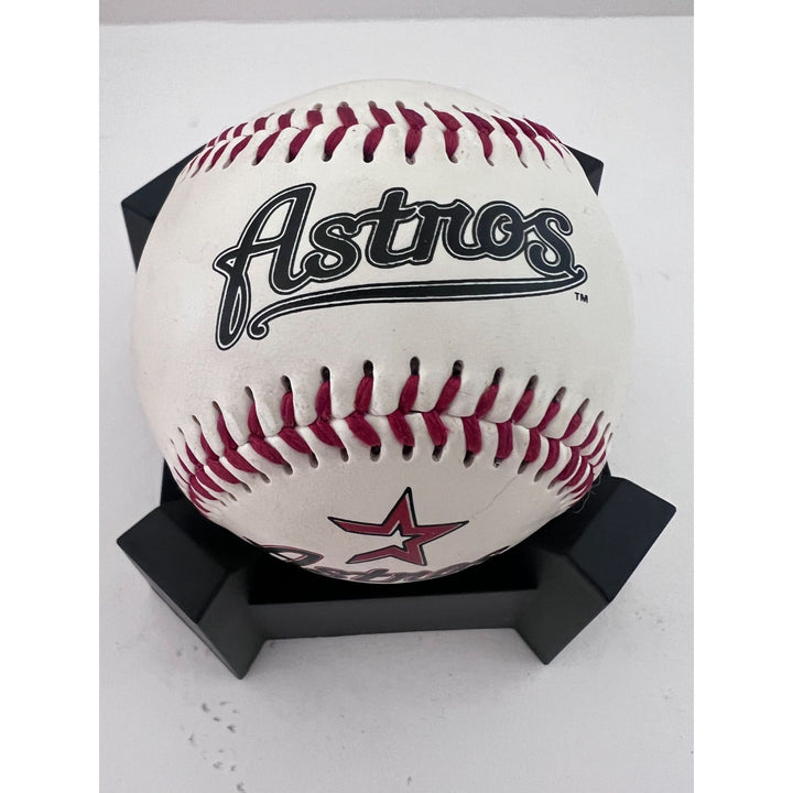 Houston Astros Nolan Ryan and Roger Clemens baseball signed with proof