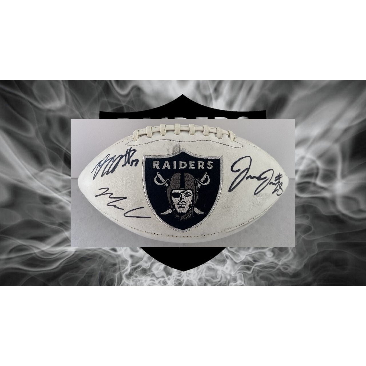 Derek Carr Las Vegas Raiders Signed Autographed White #4 Jersey