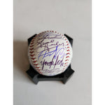 Load image into Gallery viewer, Houston Astros Framber Valdez Justin Verlander, Alex Bregman, Yordan Alvarez, Jose Altuve, 2022 World Champs team signed baseball with proof
