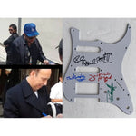 Load image into Gallery viewer, The Gorillaz Damon Albarn Jamie Hewlett Fender Stratocaster electric guitar pick guard signed with proof
