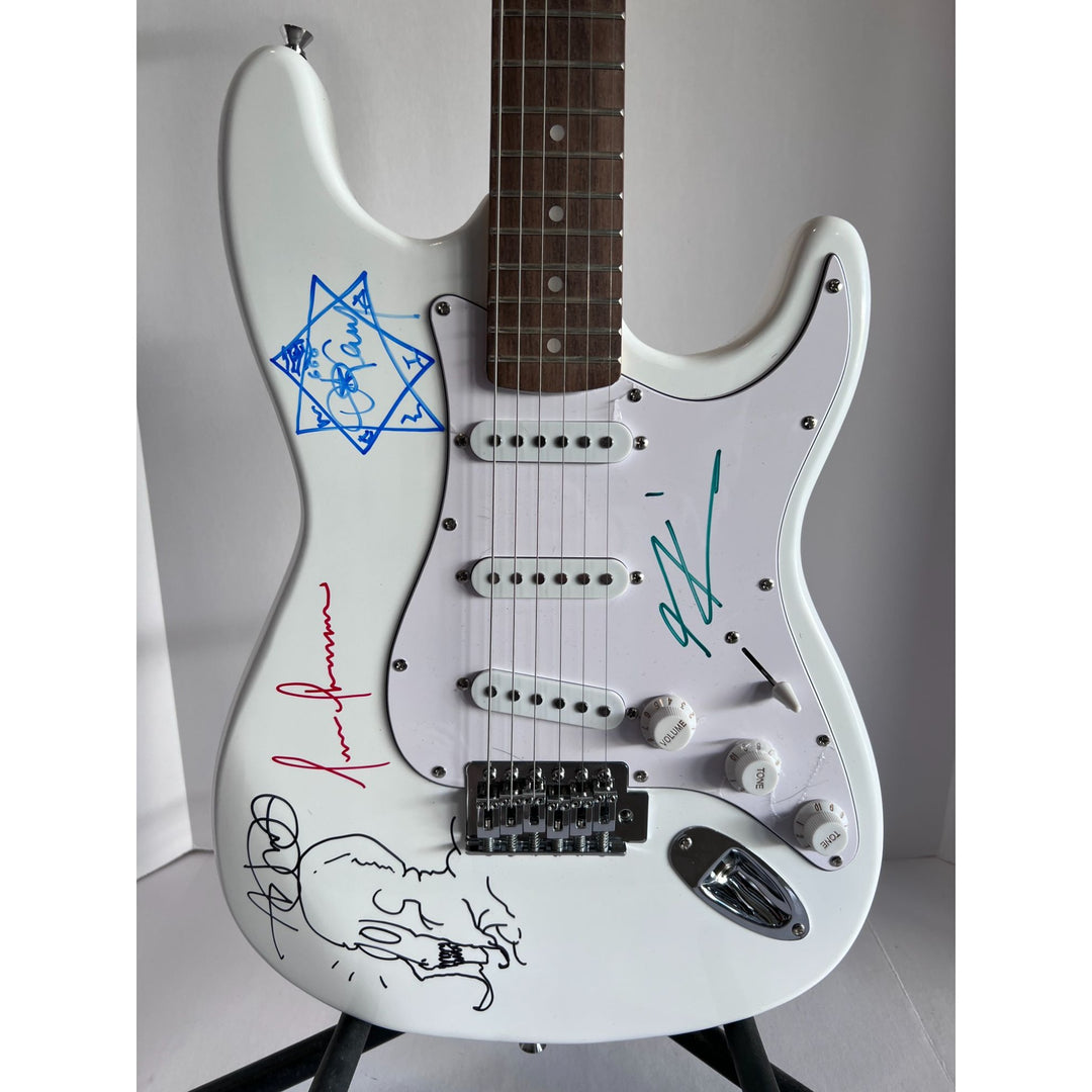 Tool James Maynard Keenan Danny Carey Adam Jones Justin Chancellor full size Stratocaster Electric guitar signed with proof