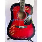 Load image into Gallery viewer, Don Henley Glenn Frey Bernie Laden Randy Meisner Joe Walsh Don Felder Vince Gill the Eagles full size acoustic guitar signed with proof
