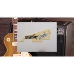 Load image into Gallery viewer, Eric Clapton and B.B. King Les Paul electric guitar pickguard with proof
