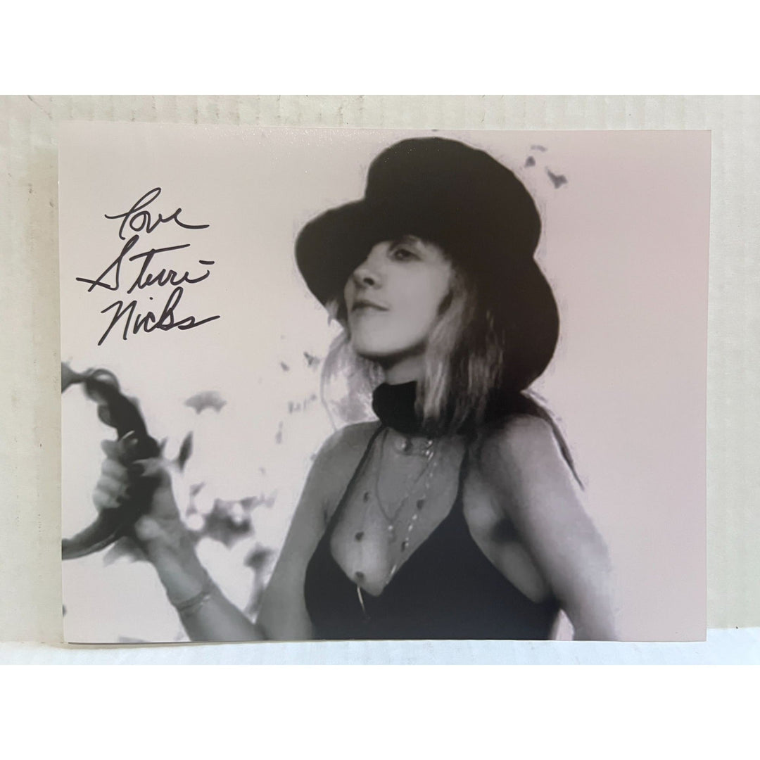 Stevie Nicks of Fleetwood Mac 8x10 photo signed with proof Awesome Artifacts