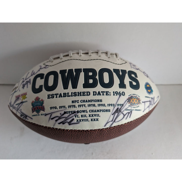 Dallas Cowboys Tony Romo DeMarco Murray Jason Witten team signed football