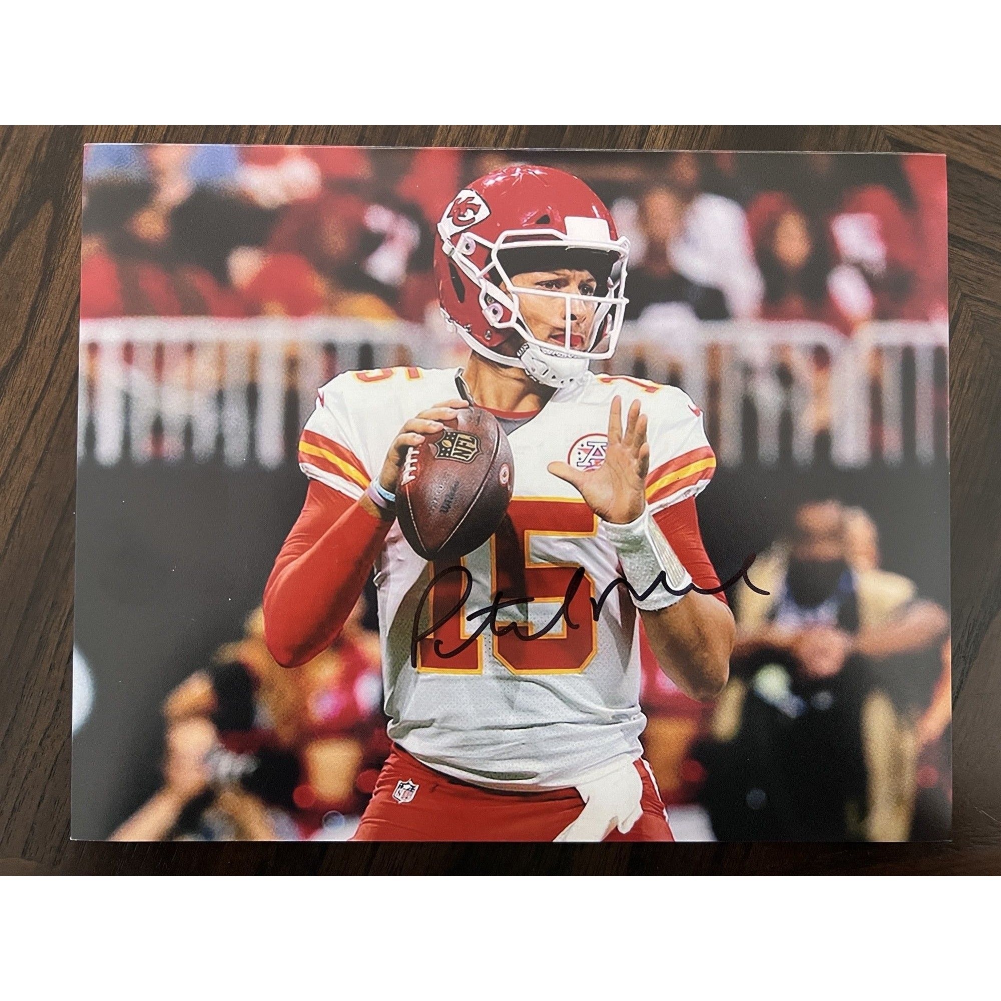 Patrick Holmes Kansas City Chiefs vintage 8x10 signed with proof