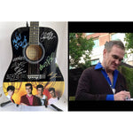 Load image into Gallery viewer, Morrissey, Johnny Marr, Andy Rourke, Mike Joyce, The Smiths acoustic guitar signed with proof
