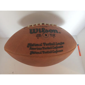Johnny Unitas Baltimore Colts Pete Rozelle NFL game football signed with proof