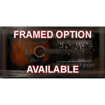 Load image into Gallery viewer, Vicente Fernandez Mexican flag full size acoustic guitar signed with proof
