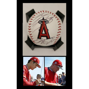 Mike Trout and Shohei Ohtani Los Angeles Angels Rawlings Baseball signed with proof