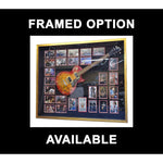 Load image into Gallery viewer, Eric Clapton, Eddie Van Halen, Carlos Santana, Jimmy Page 36 all time rock great guitarists Stratocaster style electric guitar w proof
