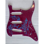 Load image into Gallery viewer, Anthony Kiedis flea Chad Smith Red Hot Chili Peppers Fender Stratocaster electric guitar pick guard signed with proof
