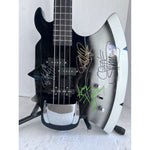 Load image into Gallery viewer, Gene Simmons Ace Frehley Peter Criss Paul Stanley Kiss One of a Kind electric bass guitar signed with proof
