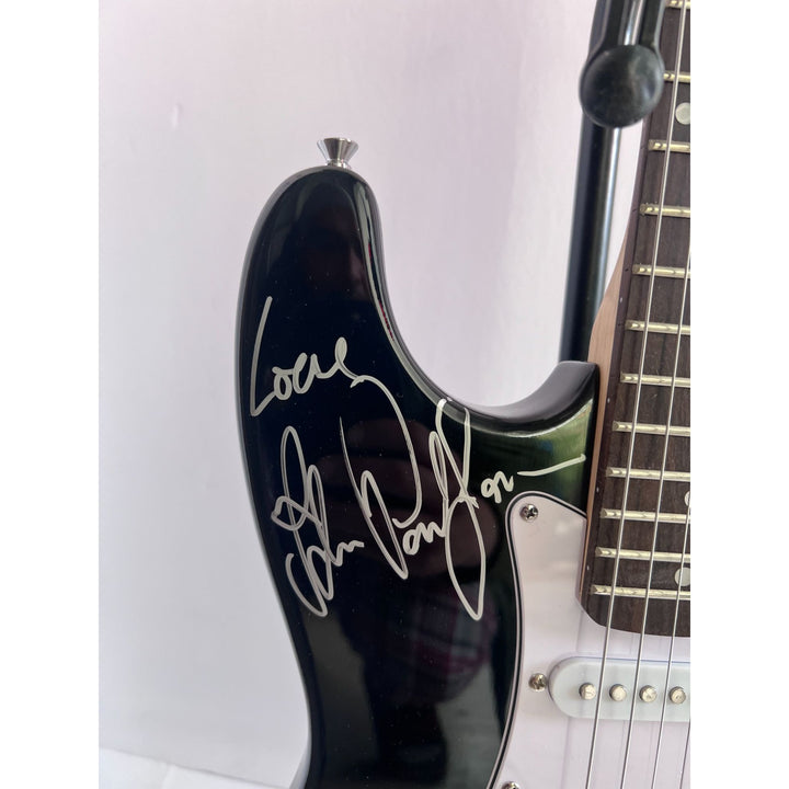 Jimmy Page Robert Plant John Paul Jones Led Zeppelin Stratocaster full size electric guitar signed with proof