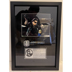 Load image into Gallery viewer, Bono Paul Hewson U2 signed &amp; framed microphone with proof (UNFRAMED)
