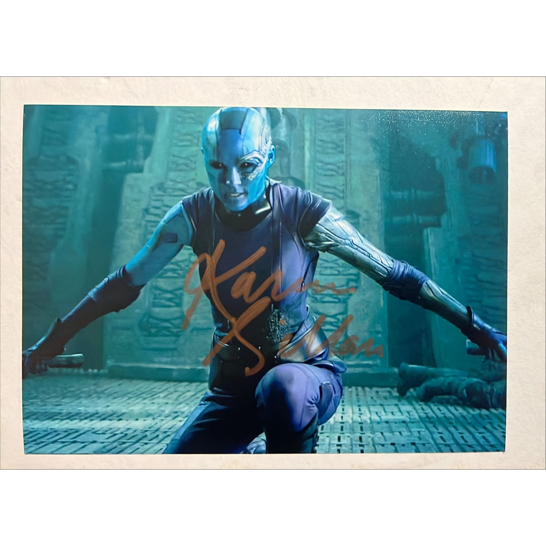 Karen Gillan  "Nebula" Marvels" Guardians of the Galaxy 5x7 photo signed with proof