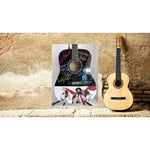 Load image into Gallery viewer, Fleetwood Mac Stevie Nicks Peter Green Mick Fleetwood John and Christy McVie Lindsay Buckingham  full size acoustic guitar signed with proof
