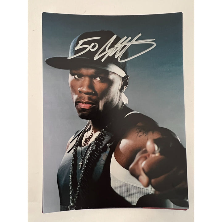 Curtis James Jackson III "50 Cent" 5x7 photograph  signed with proof