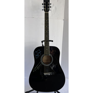 CSNY David Crosby Neil Young Steven Stills Graham Nash full size acoustic guitar signed with proof