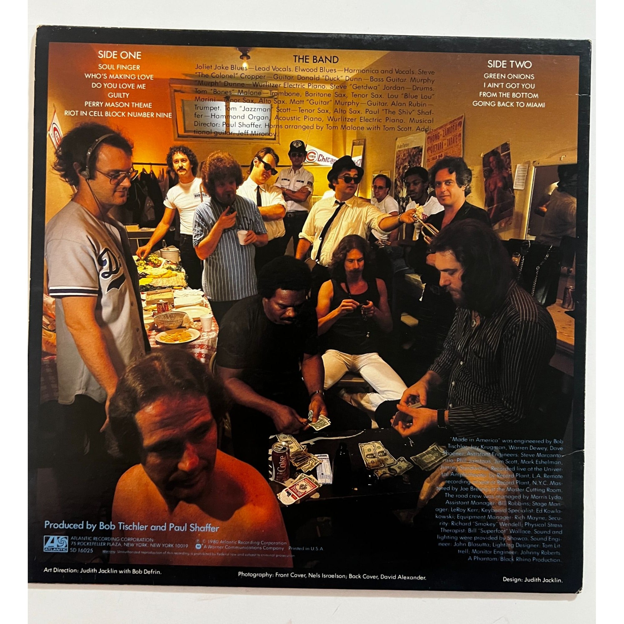 John Belushi Dan Aykroyd Blues Brothers "Made in America" original LP sign with proof