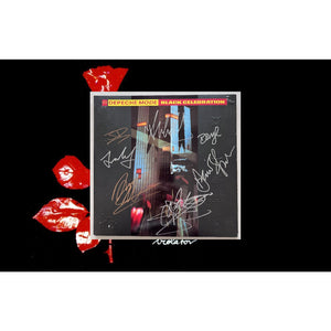 Depeche Mode  Dave Gahan, Martin Gore and Andy Fletcher signed and peronalized Black Celebration LP signed with proof