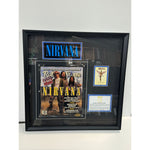 Load image into Gallery viewer, Nirvana Kurt Cobain David Grohl full Rolling Stones Magazine signed and framed 24x24&quot;
