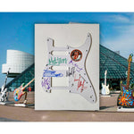 Load image into Gallery viewer, Mick Jagger Keith Richards Bill Wyman Mick Taylor Ronnie Wood Charlie Watts Fender Stratocaster electric pickguard signed with proof
