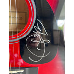 Load image into Gallery viewer, Taylor Swift Red Huntington full size acoustic guitar signed with proof
